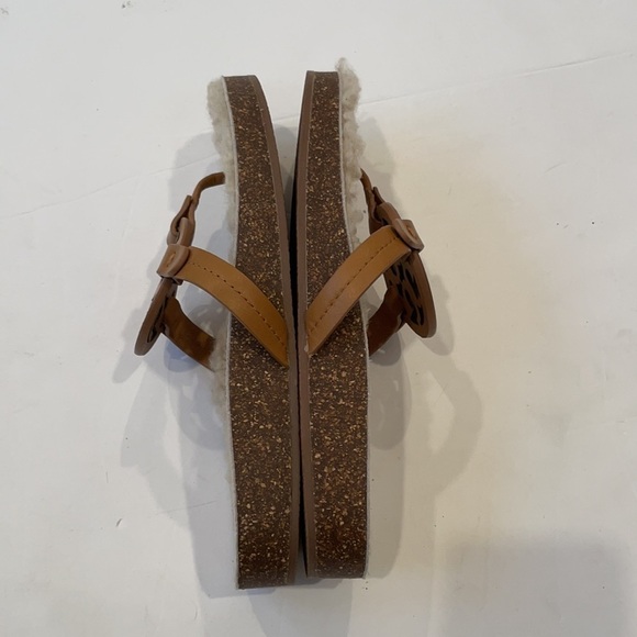 TORY BURCH MILLER CLOUD SHEARLING 9 congac - Picture 4 of 4